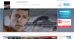 Desktop Screenshot of cinefrance.com.br
